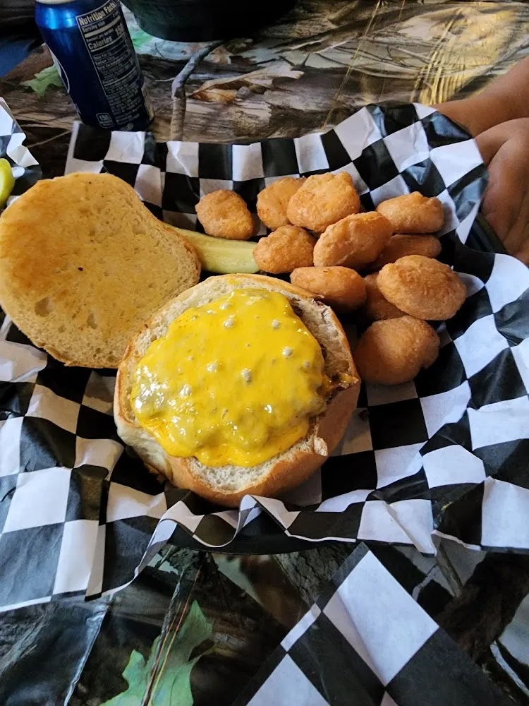 Kids Cheeseburger and Mac and Cheese Bites